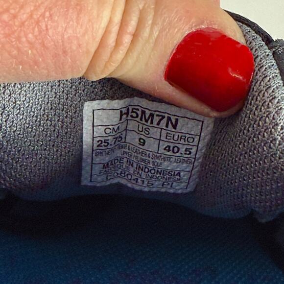 Asics Gel-Saga Athletic Sneakers Women's 9 Black White Leather Classic Retro - Picture 10 of 10